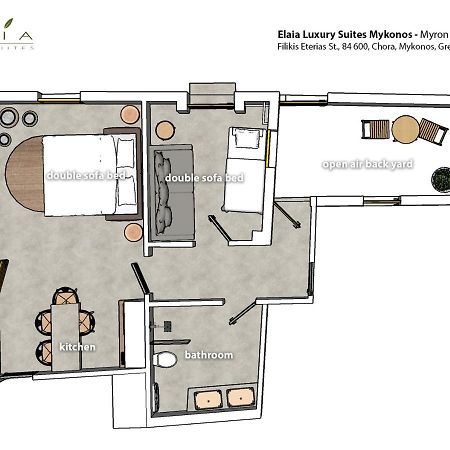 Elaia Luxury Suites Mykonos Mykonos Town Dış mekan fotoğraf